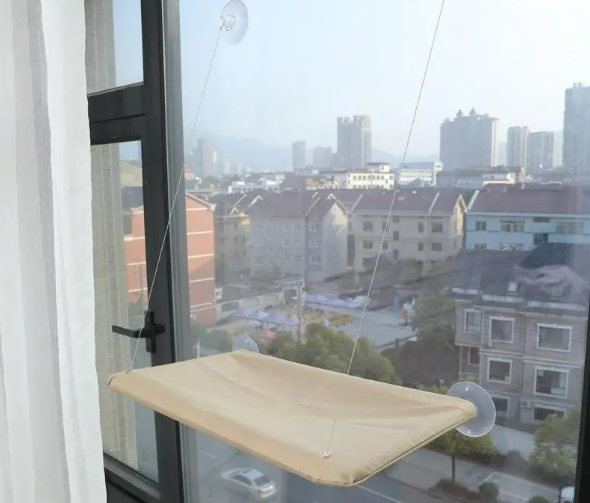 Window Cat Hammock — Sunny Spot Perch for Cats